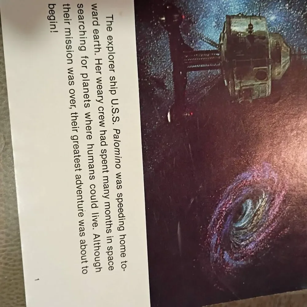 Walt Disney Children's Read-Along Book and Record of The Black Hole 1979 Classic